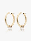 SPINELLI KILCOLLIN 18K YELLOW GOLD ARGO DIAMOND HOOP EARRINGS,SG12EH20MMYGPWDMXA13149058