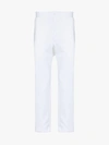 COMME DES GARÇONS HOMME DEUX COMME DES GARÇONS HOMME PLUS WHITE SIDE STRIPE SWEAT PANTS,PBT038W1813245417