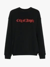 ADAPTATION ADAPTATION CITY OF ANGELS EMBROIDERED COTTON SWEATSHIRT,AW86621K1721613002856