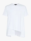 COMME DES GARÇONS HOMME DEUX COMME DES GARÇONS HOMME PLUS ASYMMETRIC COTTON T SHIRT,PBT023W1813245612