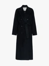 Acne Studios Wool Blend Coat Navy Blue