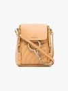 CHLOÉ CHLOÉ BLEACHED BROWN FAYE QUILTED LEATHER BACKPACK,CHC18US232A0413032062