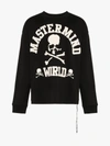 MASTERMIND JAPAN MASTERMIND JAPAN BOXY LOGO PRINT COTTON JUMPER,MW18S01SSW0601113191197