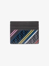 FENDI FENDI MULTICOLOURED FF LOGO LEATHER CARDHOLDER,7M0164A5PC13283275