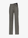 Y/PROJECT Y / PROJECT STRAIGHT LEG ASYMMETRIC WAIST TROUSERS,PANT28S1513000494