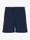 Orlebar Brown Bulldog Regular-fit Stretch-cotton Shorts In Blue