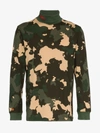 032C 032C CAMO PRINT ROLL NECK JUMPER,020BMCTURTLENECK13362089