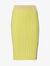 CAP CAP RIBBED MIDI SKIRT,BABETTECANDYNEON13221383