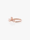 JACQUIE AICHE 14K ROSE GOLD HALO DIAMOND RING,JABR02113295473