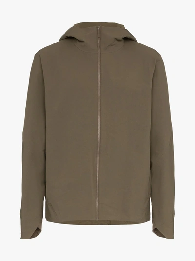 Arc'teryx Isogon Zipped Hooded Jacket In Brown