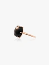 ANDREA FOHRMAN ANDREA FOHRMAN WOMENS 18K ROSE GOLD AND BLACK MOON STONE MINI QUARTZ DIAMOND RING,50055HPWD18RG13357897