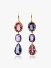 MARIE HELENE DE TAILLAC MARIE HELENE DE TAILLAC LADIES PURPLE AND PINK 18KT YELLOW GOLD TRADITIONAL GEMSTONE DROP EARRINGS,ILU504EATMT2651712317163