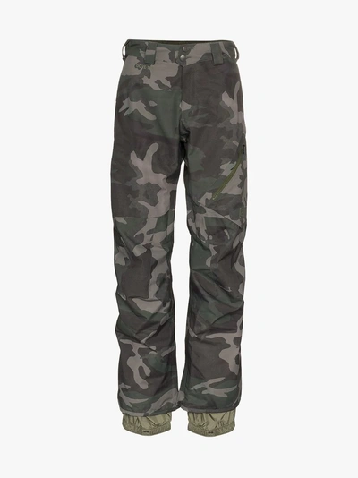 Burton Ak Camo Print Gore-tex Trousers - Green