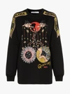 GIVENCHY GIVENCHY GRAPHIC PRINT CREW NECK JUMPER,BW70613Z1313023738