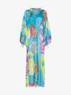 ALL THINGS MOCHI ALL THINGS MOCHI FAFIA TIE NECK MAXI DRESS,FAF112913315697