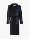 CHILDREN OF THE DISCORDANCE CHILDREN OF THE DISCORDANCE MULTI PATCH STRIPE COTTON TRENCH COAT,COTDNYCO70113391215