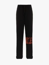 424 424 JOGGINGHOSE MIT LOGO-PRINT,424CAW180093BLK13027531