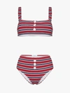 ONIA ONIA CAROLINA SAM STRIPED BIKINI,WS482WTS31213497333