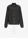 Rick Owens Buttoned Silk Cotton Blend Jacket In 36 Blujay