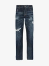 DOLCE & GABBANA DOLCE & GABBANA CROPPED DISTRESSED SLIM TICKER JEANS,GYIXCZG8AV613302889