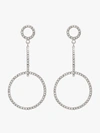 Isabel Marant Orecchini Supra Luminique Crystal Earrings In Metallic