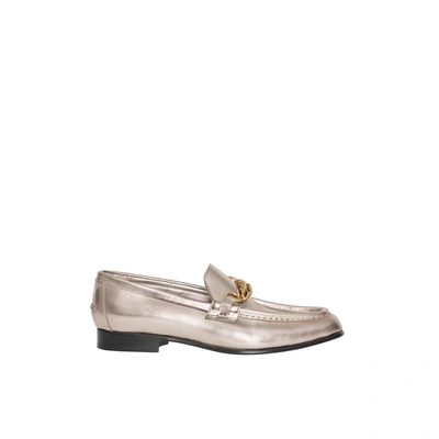 Burberry The Metallic Leather Link Loafer