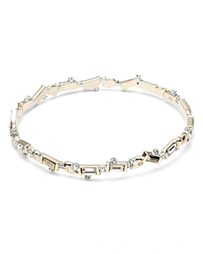 Alexis Bittar Retro Gold Collection Crystal Baguette Bangle