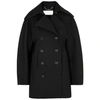 CHLOÉ Black wool peacoat