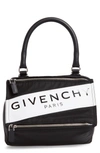 GIVENCHY SMALL PANDORA LOGO SHOULDER BAG - BLACK,BB500AB0EF