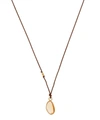MARGARET SOLOW GOLD YELLOW SAPPHIRE CORD NECKLACE