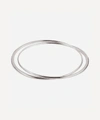 DINNY HALL SILVER SIGNATURE DOUBLE BANGLE,000613555