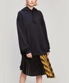 ACNE STUDIOS FARRIN FACE PATCH LONG COTTON HOODIE,5057865367088