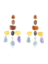 CULT GAIA AMBER MULTI SLOANE EARRINGS,10781143