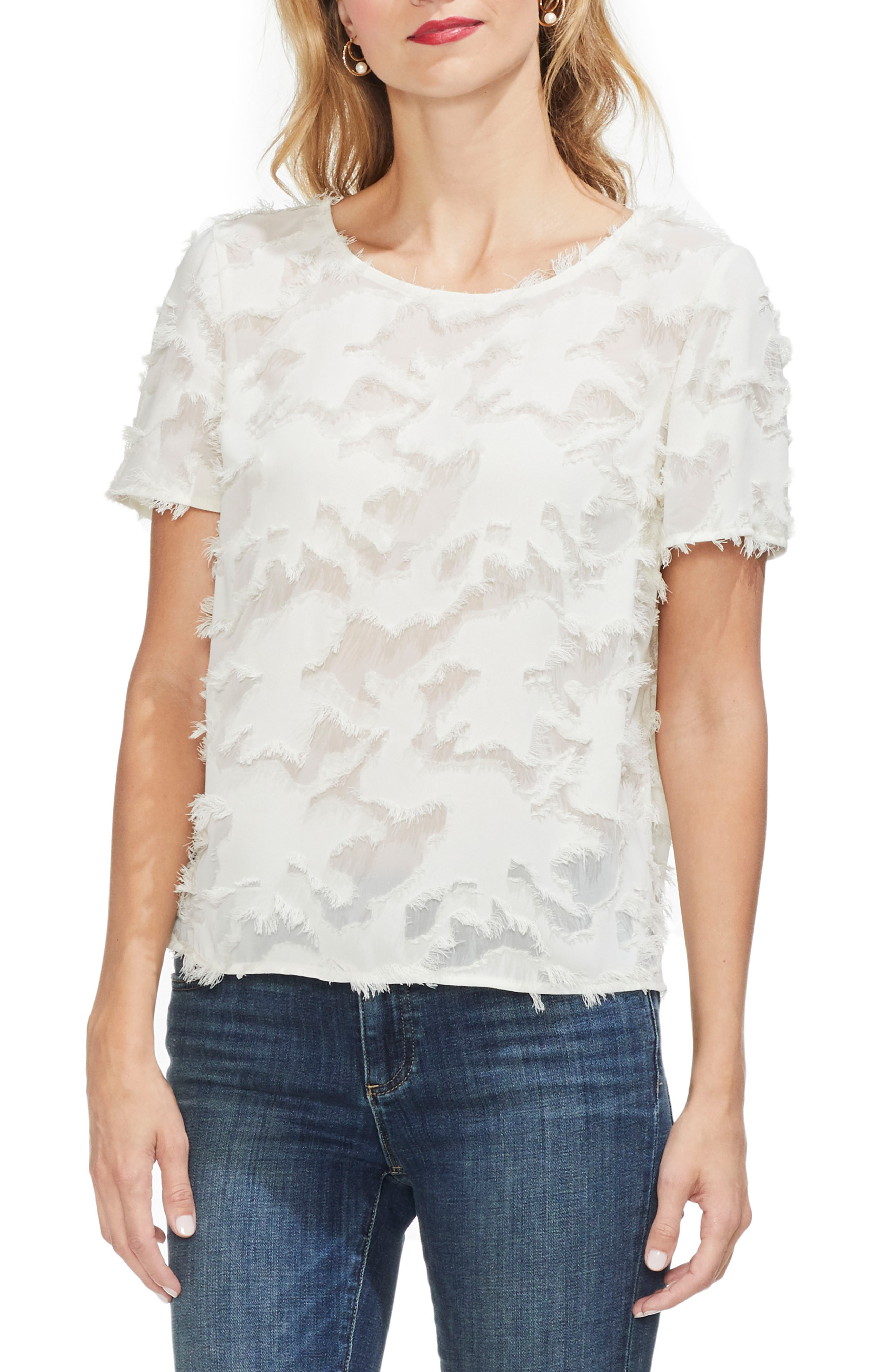 vince camuto fringe top