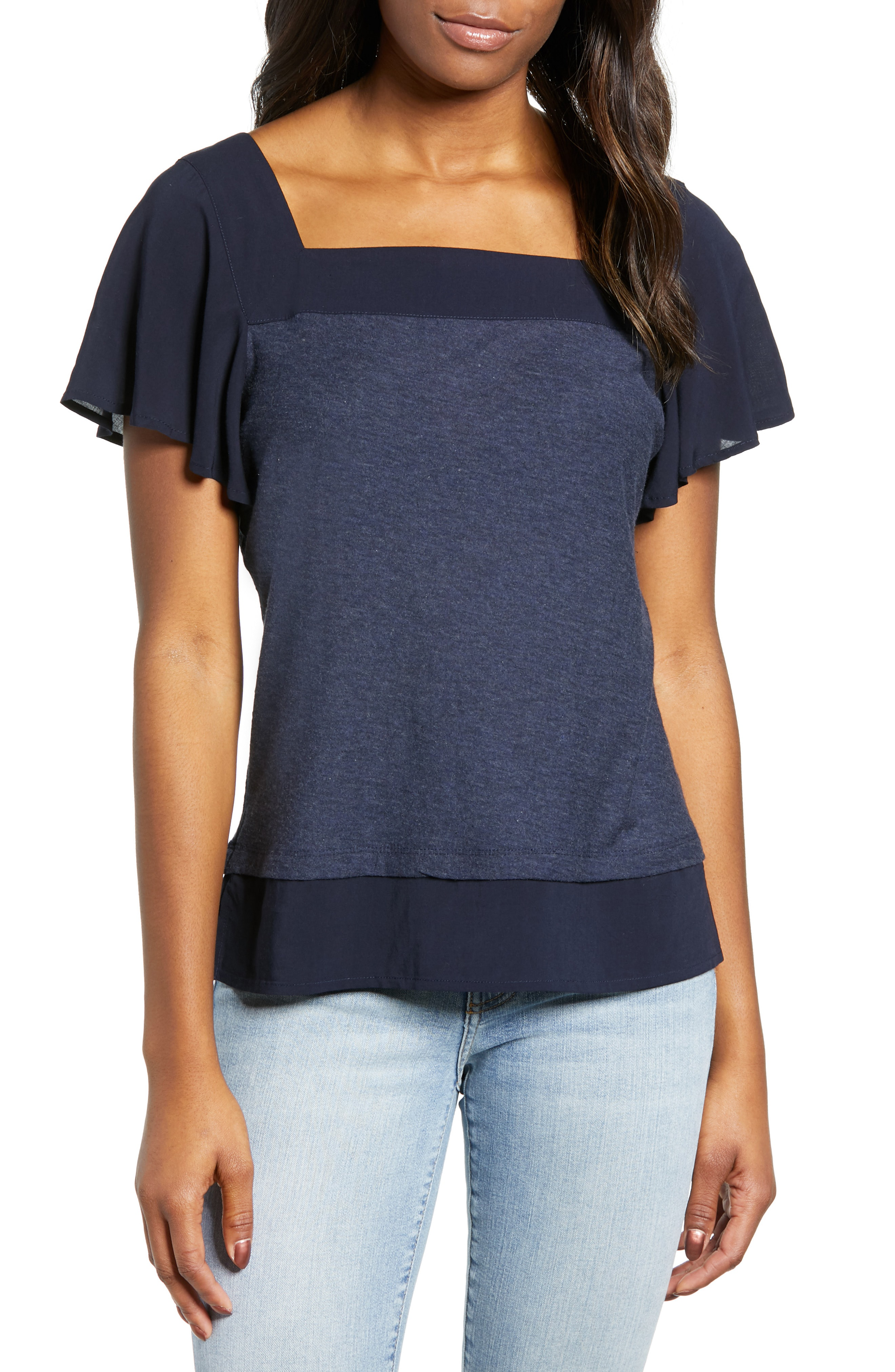 vince camuto layered look top