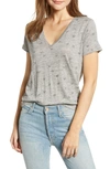 RAILS CARA V-NECK SLUB KNIT TEE,203-321-864