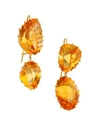 RENEE LEWIS 18K Yellow Gold & Citrine Earrings