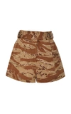 RACHEL COMEY ROAM HIGH-RISE COTTON SHORT,191W578T1054