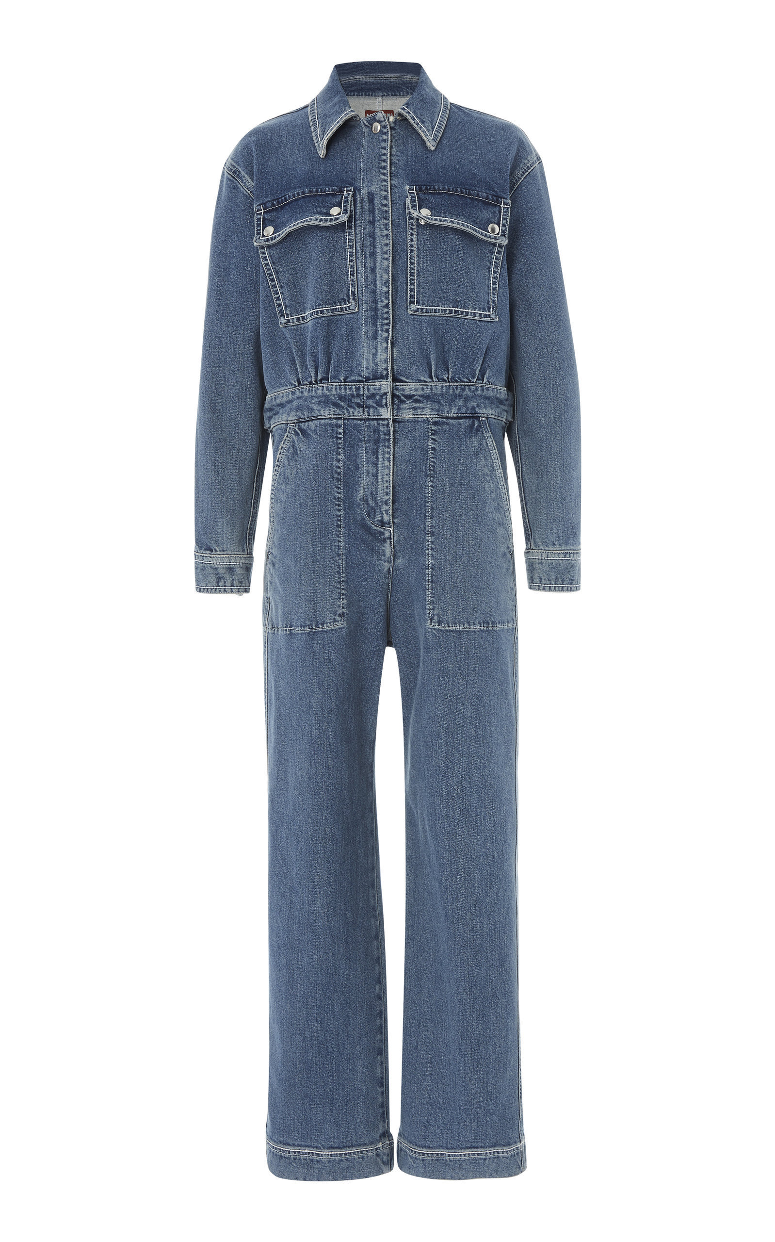 alexa chung denim jumpsuit