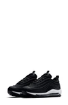 Nike Air Max 97 Leather Sneakers In Black/ Black/ Black