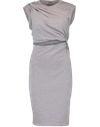 ALEXANDER WANG T Compact Jersey Twist Shoulder Dress