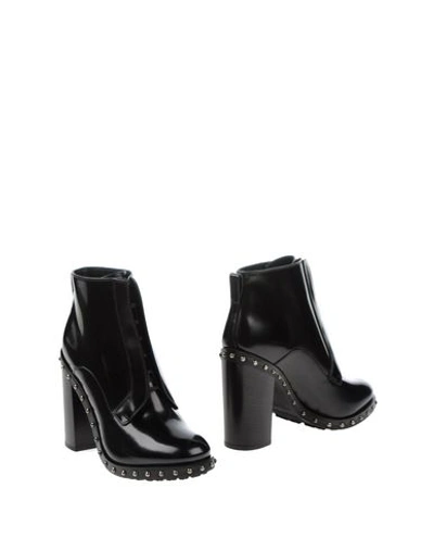 DOLCE & GABBANA DOLCE & GABBANA WOMAN ANKLE BOOTS BLACK SIZE 10.5 CALFSKIN,11214539IE 7