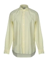 Peuterey Solid Color Shirt In Light Yellow