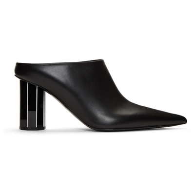 Proenza Schouler Leather Pointed Slide Mules In Black