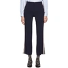 GUCCI GUCCI NAVY BOOTCUT TROUSERS