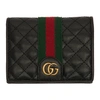 GUCCI GUCCI BLACK GG WALLET