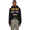 GUCCI GUCCI BLACK HEAVY METAL HOODIE