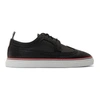 THOM BROWNE THOM BROWNE BLACK LONGWING BROGUE SNEAKERS