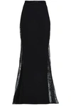 ZUHAIR MURAD SPLIT-FRONT EMBELLISHED LACE MAXI SKIRT,3074457345619764714