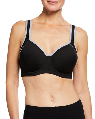 Women's Contrast Trim Contour Sport Bra 853302